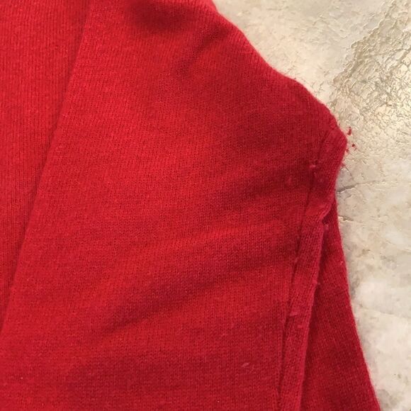 Red Cashmere Sweater As Is - Picture 3 of 5